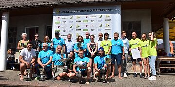 Platelių maratone – daugiau nei šimtas plaukikų