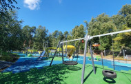 Atnaujinta vaikų žaidimų aikštelė Klaipėdos Poilsio parke