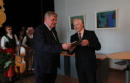 Mažeikiškiui Algirdui Vilkui iškilmingai įteikta Krašto kultūros premija