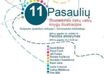 I.Simonaitytės bibliotekoje atidaroma paroda „11 Pasaulių: Šiuolaikinės Čekų Vaikų Knygų Iliustracijos“