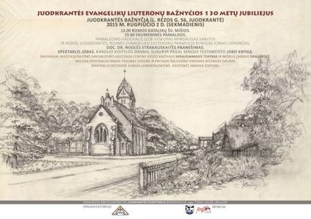 Kviečiame į Juodkrantės evangelikų liuteronų Bažnyčios 130 metų jubiliejų