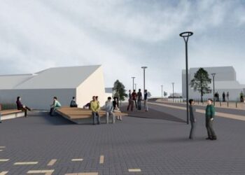 Vizualizacijos: Nidos visuomeninio centro sutvarkymo projektas