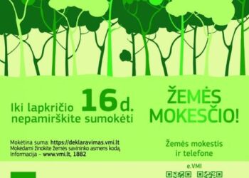 Žemės mokesčio deklaracijos jau pasiekė daugelį Šiaulių apskrities žemės savininkų