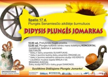 Plungės kultūros centras kviečia į didįjį Plungės Jomarką