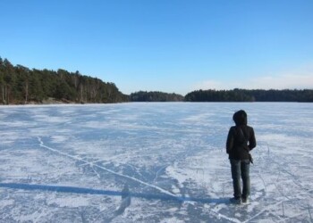 Informacija dėl saugaus elgesio ant vandens telkinių ledo