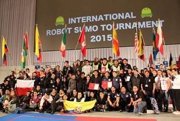 Klaipėdos universiteto Robotikos klubo nariai puikiai pasirodė robotų sumo rungtynėse Japonijoje