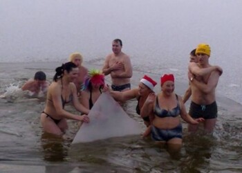 Didžiosios žiemos maudynės Baltijos jūroje