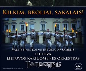 Kilkim, broIiai, sakalais!