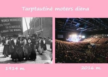 Tarptautinė moters diena: teisės, tulpės ir išskirtinis vyrų dėmesys