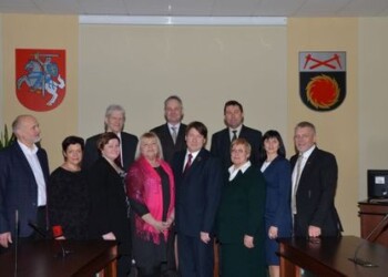 Priėmime – svečiai iš Latvijos