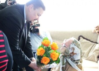 Pasveikinta vyriausia Šiaulių miesto gyventoja