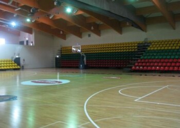 Plungės rajono savivaldybės vadovai lankėsi Palangos sporto arenoje