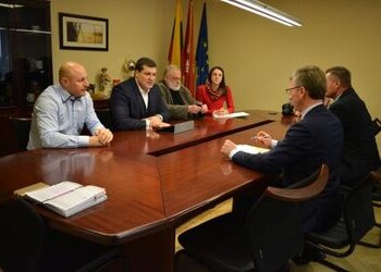 Savivaldybėje lankėsi Tauragės apskrities futbolo federacijos valdybos nariai