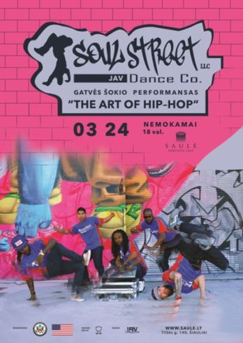 Šiauliuose – gatvės šokio meistrai iš JAV „Soul Street Dance“