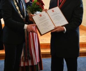 Garbės piliečio vardas suteiktas prof. dr. Volfgangui fon Štetenui