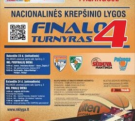 Palangoje vyks Nacionalinės krepšinio lygos finalo turnyras