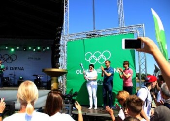 Šiauliuose įžiebta olimpinė ugnis