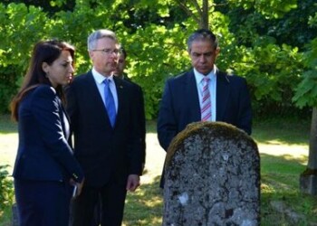 Jurbarke lankėsi Izraelio valstybės ambasadorius Lietuvoje Amiras Maimonas