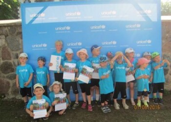 Šilalės lopšelio-darželio ugdytiniai dalyvavo UNICEF bėgime