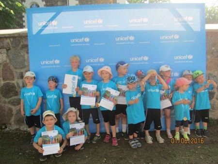 Šilalės lopšelio-darželio ugdytiniai dalyvavo UNICEF bėgime