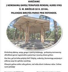 Birželio 10 d. Birutės parke – nemokamas garsų terapijos renginys