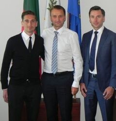 Meras su žymiais šalies futbolininkais aptarė šios sporto šakos perspektyvą regione