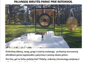 Rugpjūčio 21 d. Birutės parke – Garsų terapijos renginys