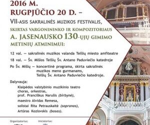 Telšiuose – VII sakralinės muzikos festivalis
