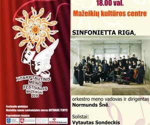 Trys geriausi viename koncerte: orkestras  „Sinfonietta Rīga“, V. Sondeckis ir G. Pyšniakas