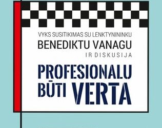 Susitikimas su lenktynininku Benediktu Vanagu