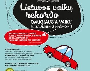 Siekiama Lietuvos vaikų rekordo