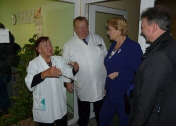 Plungėje viešėjo gausi LR Vyriausybės delegacija