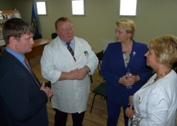 Plungėje viešėjo gausi LR Vyriausybės delegacija