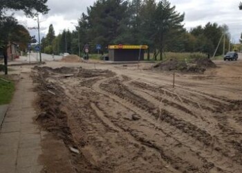 Šventojoje baigiama rekonstruoti Jūros gatvė