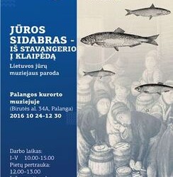 Palangos kurorto muziejuje – paroda „Jūros sidabras – iš Stavangerio į Klaipėdą“