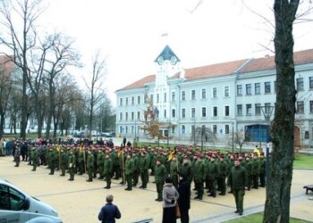 Šiauliuose įspūdingai paminėta Lietuvos kariuomenės diena