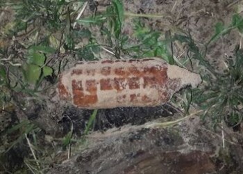 Ant Nemuno kranto žvejas rado pavojingą granatą