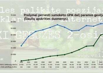 Iki gegužės 2-osios deklaruojamos pajamos, turtas, teikiami prašymai skirti paramai dalį sumokėto pajamų mokesčio