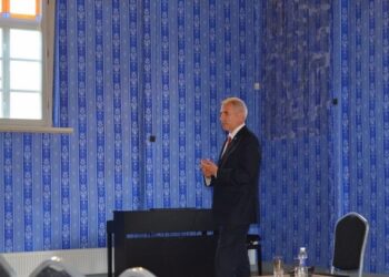 Pakruojyje viešėjo KTU Europos instituto direktorius Vygaudas Ušackas