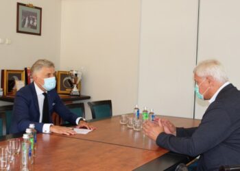 Klaipėdos mero ir Klaipėdos valstybinio jūrų uosto direkcijos vadovo susitikimas