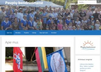 Paupių benduromenės interneto svetainė