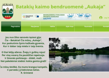 Batakių kaimo bendruomenė „Aukaja“ ieškodama grįžtamojo ryšio sukūrė tinklaraštį