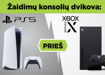 „PlayStation 5“ ar „Xbox Series X“? Viskas, ką žinome apie naujos kartos žaidimų konsoles