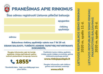 Pagrindinis dokumentas einant į rinkimus – asmens tapatybės dokumentas