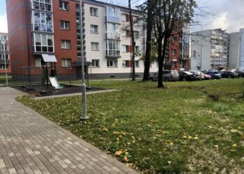 Klaipėdoje Rumpiškės kvartalo tvarkymo darbai: trečdalis jau padaryta