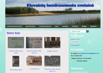 Klovainių bendruomenės interneto svetainėje – naujas skaitmeninis nuotraukų albumas