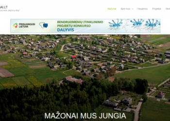 Nauja bendruomenės „Mažonų rytas“ skaitmeninė erdvė padės paprasčiau viešinti veiklas