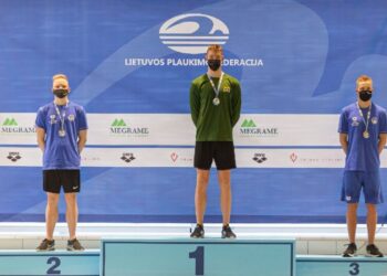 R. Sargūno sporto gimnazijos plaukikų startai Baltijos šalių plaukimo čempionate