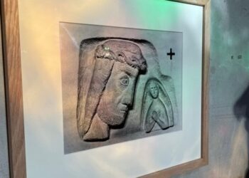 Fotografijos paroda „Antano Mončio (1921–1993) Kryžiaus kelio stotys. Laonas" fragmentai. Antano Mončio namų-muziejaus nuotr.