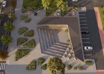 Jaunimo užimtumo ir savanorystės centro vizualizacija